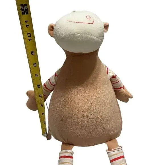 Cubbies Monkey Huggles Oeko Removeable Washable Cover Plush Stuffed Animal Baby - Picture 4 of 12